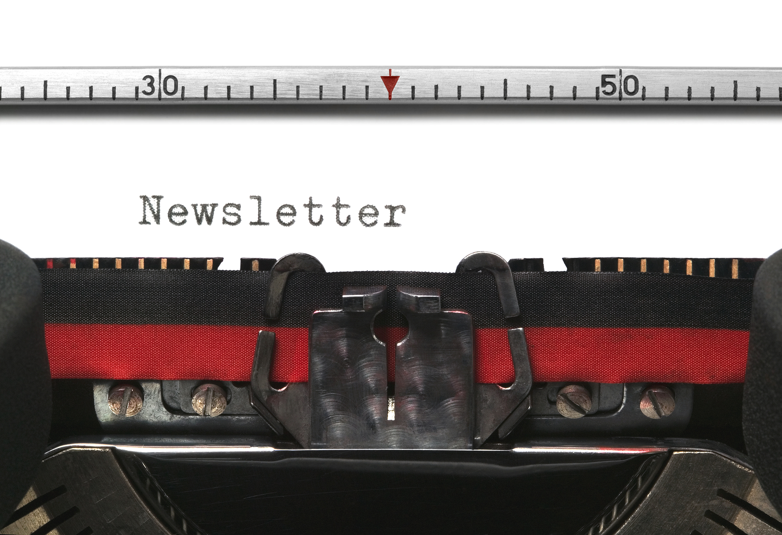 Typewriter Newsletter